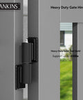 Heavy Duty 5 Inch Weld On Gate Hinges 450lbs Capacity For Outdoor Gates And Trailers Barrel Hinges For Driveway Fences