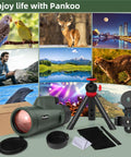 40x60 Monocular Telescope For Adults With 60mm Objective Lens, BAK4 Prism, FMC Coatings, ideal for spotting wildlife outdoors.