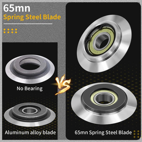 Upgraded Replacement Blade For Wire Stripping Machine Solid 65Mn Spring Steel With Reusable Two Way Bearings Swaps Easy Built Tough Electrician Game Changer