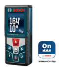 GLM 50 C Laser Distance Meter 165 Ft With Backlit Display And Real Time Length, Area And Volume Tools with MeasureOn app icon