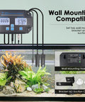 All In One Water Quality Tester 6 In 1 Real Time pH EC TDS Salinity SG And Temperature Monitor for Fish Ponds, wall mount setup