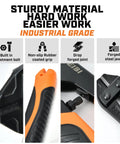 Beefy 36 Inch Bolt Cutter With Non Slip PVC Grips Long Handle For Cutting Bolts Chains Locks Wire Mesh Rebar Fence Cable And More Heavy Duty Hand Jaws Tool.