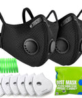 All Day Comfort Upgraded M Plus Dust Mask With Six Layer Filters And EAPI Filter Technology Reusable Respirator for job sites