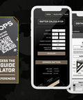 Digital Rafter Square guide and calculator screen, showcasing measurements for Solid As Nails Seven And A Half Inch Rafter Square With Crisp Laser Etched Measurements Wide Heel Surefire Level Vial And Kickass Layout Cheat Sheet For Day One Jobsites.