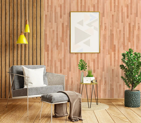 Room with Peel And Stick Faux Wood Wallpaper For Counters And Cabinets Waterproof Vinyl Wood Plank Cover Self Adhesive 17.7 Inch By 118.1 Inch