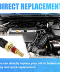 Top Tier Cylinder Head Temperature Sensor 8L3Z6G004A Slick Swap For Ford Crown Victoria 4 6 Liter V8 in engine bay with connector.
