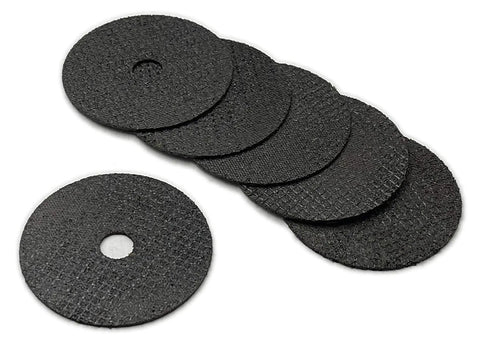 Heavy Duty 2 Inch Metal Cutting Discs Six Pack for Mini Miter Benchtop Saws and Rotary Tools with 3/8 Inch Arbor