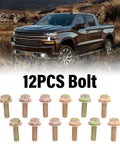 Exhaust Manifold Gasket Bolts Kit For All LS Series Engines Excluding LS7 Compatible With LS1 LS2 LS3 LS6 LM7 12 bolts