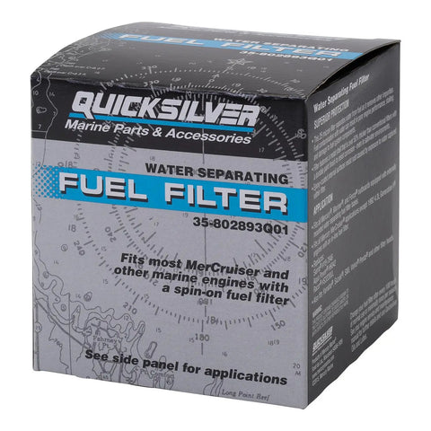 Packaging of Water Separating Fuel Filter For Mercury And Mariner Outboard Engines And MerCruiser Sterndrive Inboards