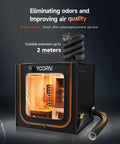Dual Resin 3D Printer Enclosure With Vent Kit And LED Light Odor Busting Dustproof And Noise Reduction Large Internal Space