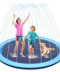 Extra Large 67 Inch Non Slip Splash Pad With Sprinkler Kid And Pet Friendly Thickened Epic Backyard Water Toy Outdoor Fun Play Mat