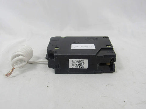 Side view of 20 Amp AFCI GFCI Breaker 1 Pole 120 Or 240 Volt Ready For Home Circuits With 10 kAIC Dual Function Protection