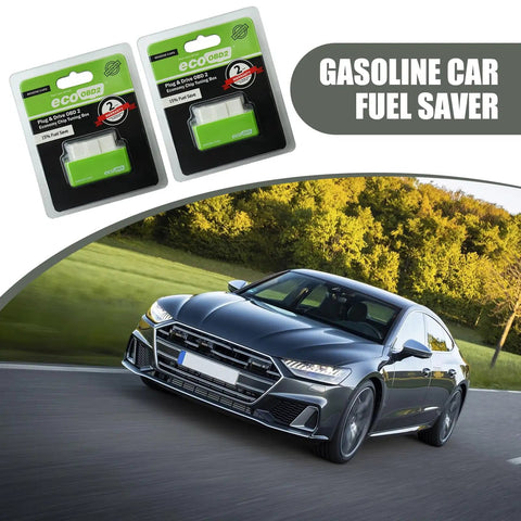 2 Pack Fuel Saver Full Chip Tuning Box for Power Up and Fuel Saving, OBD2 Eco Module Car Plug and Drive, Automotive Energy Saver Accessories, Universal Fit for Most Cars Green
