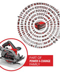 Professional Brushless Cordless Circular Saw Featuring 165MM Blade And Turbo Motor for clean wood cutting, displayed with tool family.