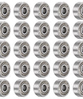 Pack of 25 623ZZ deep groove ball bearings, 3mm bore 10mm OD 4mm thickness, carbon steel double-shielded ABEC3 Z1 low-noise