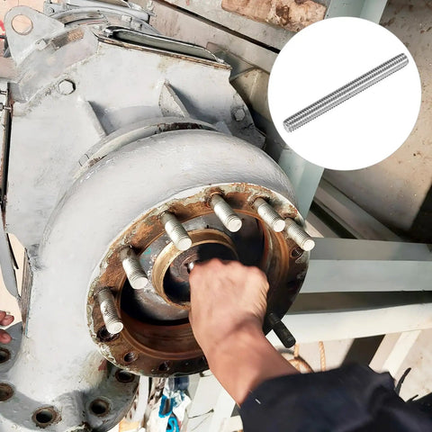 Installation using Rugged M4x40mm Stainless Threaded Rod Set With Nuts And Washers 304 Stainless Steel