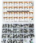 434 Piece Transistor Assortment Kit With 24 Values Including BJT MOSFET JFET Germanium Darlington Transistors And Sockets