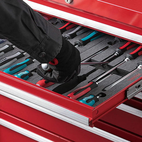 Hand retrieving tool from Megadora Impacta Screwdriver Set, 8 Piece Precision Kit With EVA Foam Tray, Includes No980 No900 No930 No920 Bits