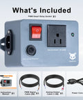 Slick Pwm Smart Relay Interface For Cnc Routers Vfd Spindles Dust Collectors Air Assist Pumps Engraving Modules Easy Mainboard Plug In Automation Control Switch Hub with manual and cables.