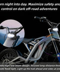 Plug And Play Dirt Bike LED Headlight Kit With 20W Bright White Light 6000K To 6500K Includes Mounting Bracket And Wiring Harness
