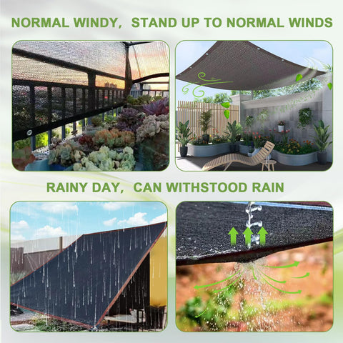 Forty Percent Shade Cloth For Greenhouse And Patio With Grommets 10ft By 20ft Mesh Tarp Keeps The Sun In Check Protecting Plants