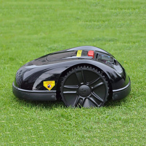 Side view of Autonomous Robotic Lawn Mower With Auto Charging, Cuts Up To 1300 M2, 28 Cm Cutting Width, 2.5 To 5.5 Cm Cutting Height