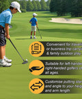 Children playing golf with Adjustable Golf Putter For All Ages With A Two Way Right And Left Handed Design Kid Friendly Mini Golf Set