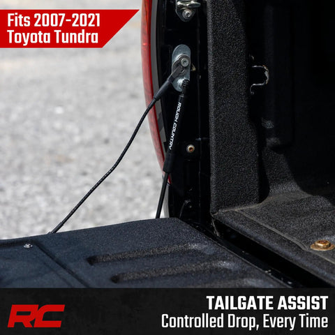 Hydraulic Tailgate Assist For Toyota Tundra 2007 To 2021 Driver Side Slow Release Tailgate Damper Lets You Drop Smoothly Hands Free With One Hand Operation No Slams Or Strain
