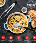 Heavy Duty Stainless Steel Kitchen Tongs Set Of 3 7 Inch 9 Inch And 12 Inch Heat Resistant To 600 Degrees with pasta and bread in kitchen