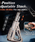 3D Puzzle For Adults M416 Replica Wooden Mechanical Puzzle Model For Home Decor Desk Ornament Gift For Teens 14 Plus And Adults With Precise Fit Pieces That Click Into Place And A Dope Desk Showpiece For Collectors., adjustable 4-position stock, wood mechanical model