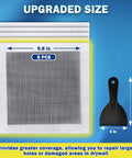Large 10 By 10 Inch Drywall Patch Kit Self Adhesive Fiberglass Wall Patch For Quick Repair Of Damaged Drywall And Ceiling Holes