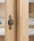 Vintage Bronze Cabinet Knobs With Backplates 5 Pack For Dresser Cupboard Wardrobe Mushroom Drawer Pulls Decorative Zinc Alloy Hardware Easy Install Dual Screw Sizes on wooden cabinet