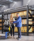 Beefy 5000 Lbs Capacity Heavy Duty Garage Shelving System With 4 Adjustable Tiers, Metal Storage Racks For Garage Basement Warehouse, 69 W x 24 D x 64 H Black, Sturdy And Versatile. in warehouse