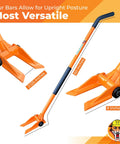 60 Inch Demolition Pry Bar Round Handle Wrecking Bar For Ceiling And Wall Demo Heavy Duty Nail Puller Tool For Contractors Firefighters DIY