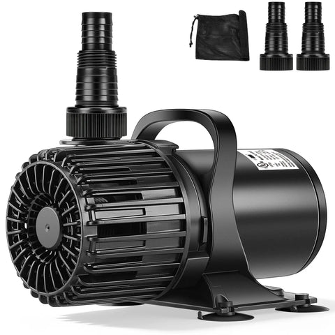 Heavy Duty 120W Submersible Water Pump Delivers 2700 GPH For Koi Ponds Pools Fountains Aquariums And Fish Tanks With A 15 Feet Lift Height