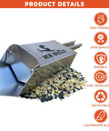 Hardworking Handheld Spreader For Salt Sand Fertilizer Seed And Feed Multi Use Scoop Shaker made of lightweight aluminum