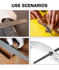 Pro Grade High Carbon Steel 18-Piece File Set With Round, Flat, Half-Round, Triangle And Needle Files in various use scenarios