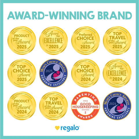 Award-winning brand recognition for Heavy Metal Super Wide Baby Gate Expands To 192 Inches, featuring gold and blue badges.