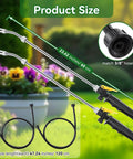 Two Pack Universal Sprayer Wands With Hoses For Ryobi, 24 Inch Length, Adjustable Nozzle, Stainless Steel Universal Spray Gun