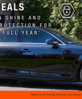 No-Fuss One Year Polish And Sealant For Cars With 3-In-1 Ceramic Technology To Repair Scratches, Seal And Restore Shine car side view