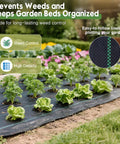 Heavy Duty Weed Barrier Fabric 3x50 Ft Breathable 3.2 Oz Woven Polypropylene Garden Bed Cover Landscaping Mat Built To Last Weed Control