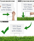 10 Pack 18x24 Heavy Duty Corrugated Plastic Yard Signs With Sturdy H Stakes step-by-step installation guide