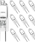 G4 12V 20W Halogen Bulbs Pack Low Voltage For Under Cabinet Puck Lights Chandeliers And Track Lighting Warm White 2700K 10 Pack Bi Pin