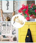 Solid As A Rock 10 Piece Heavy Duty Picture Hangers And Frame Hooks Supporting Up To 100 Pounds for easy wall mounting.
