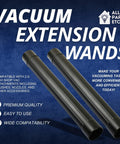 2.5 Inch Vacuum Extension Wands 19 Inch Long 2 Pack For Shop Vac Rigid Vacmaster Workshop And More Compatible With 2.5 Inch Attachments And Accessories Handy Reach For Tight Corners Crevices And Under Furniture In Home Garage And Workshop