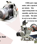 Badass Heavy Duty Belt Grinder And Sander Polisher With Variable Speed Setup For Knife Sharpening Rust Removal And Metalworking Featuring A 72X2 Inch Sanding Belt And Rock Solid Dual Work Stands Powering Up At 220V For Serious Shop Hustle with 1500W copper motor