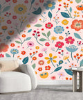 Beige Vinyl Wallpaper Roll Thick Textured Design Peel And Stick Removable Wallcovering For Home Decor Living Room Bedroom Accent Walls featuring floral pattern.