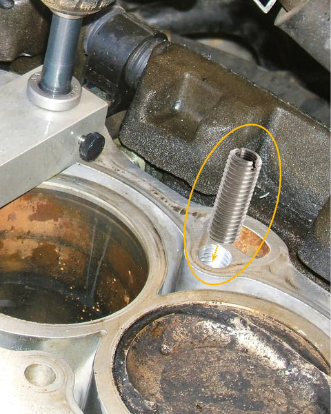 Installed 10 Piece Head Bolt Thread Inserts Kit M11 X 1.5 For Toyota Camry Years 2002 Through 2013 Solara RAV4 Highlander