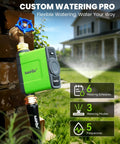 WiFi Water Timer For Garden Hose And Sprinkler System With Smart Valve and Brass Inlet on outdoor faucet