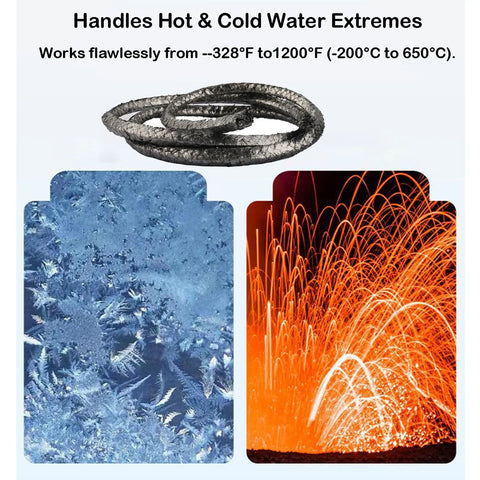 Graphite Gland Packing Rope Seals for mechanical seals with water pool pumps valve stem packing steam radiator valves and boats